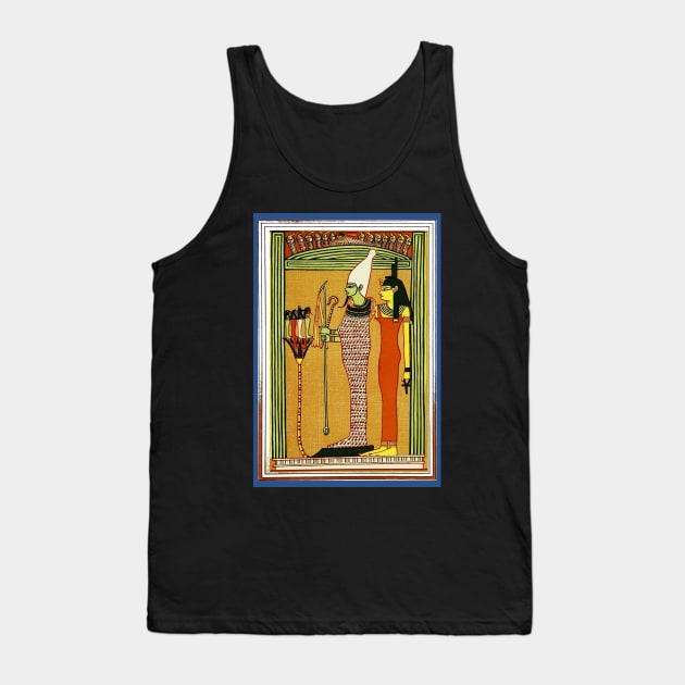 Isis and Osiris Papyrus print Tank Top by WillowNox7